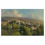 Anton Radl Oil on Canvas Wiesbaden Germany Anton Radl Oil on Canvas Wiesbaden Germany