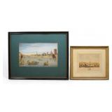 2 Hand Colored Engravings After Zocchi & Ozanne 2 Hand Colored Engravings After Zocchi & Ozanne
