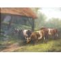 Signed B Scott Oil on Canvas