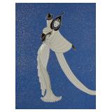 Erte Serigraph Tanagra Blue