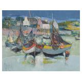 Rene Margotton Oil on Canvas Bretagne