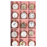 15 Pocket Watches Howard, Hamilton, Bucherer