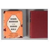 2 Alfred Kinsey Books Sexual Behavior Male, Female