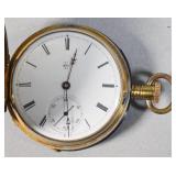 Elgin Gail Borden Hunting Case Pocket Watch