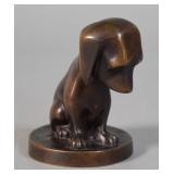 Roland French Bronze Dachshund
