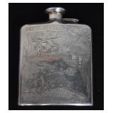 Chinese Silver Flask