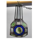 Leaded & Stained Glass Hanging Light