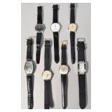 7 Vintage Wrist Watches Longines, Tissot, G-P