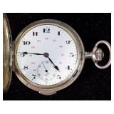 875 Silver Repeater Pocket Watch