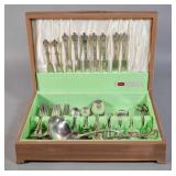 57 Pieces Reed & Barton Medallion Silverplate