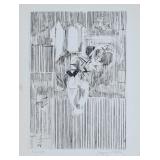 Jacques Villon Etching Petite Vase de Fleurs