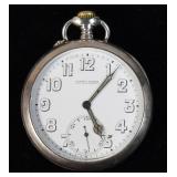 Ulysse Nardin Military 800 Silver Pocket Watch