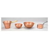 4 Pieces Copper Cookware E. Dehillerin, Douro