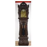 R.J. Horner Carved Grandfather Clock