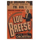 Lou Breese Old Orchard Pier Poster 1941