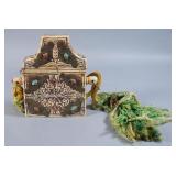 Quran Box With Camel Bone, Turquoise, Coral