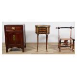 Group of 3 Decorative Furniture Pieces