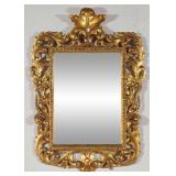 Baroque Style Carved Giltwood Wall Mirror