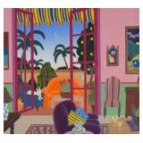 Thomas McKnight Screenprint Villa Rosa