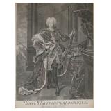 Peter II Engraving CA Wortmann After JP Ludden