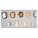 9 Cameos Including Sterling