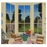 Thomas McKnight Screenprint Water Mill