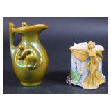 2 Art Nouveau Vases Zsolnay & Wahliss