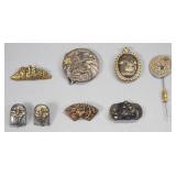 8 Pieces Japanese Sword Jewelry