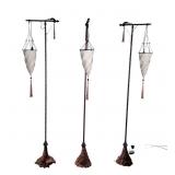 3 Fortuny Cesendello style Floor Lamps
