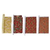 4 Rolls of Fabric Incl Thibaut Flora & Hudson