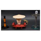 3 Modern Lamps Tecnolumen, Atomic Saucer, Bakelite