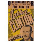 Larry Clinton Old Orchard Pier Poster 1940