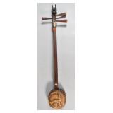 Chinese Snakeskin Sanxian Lute