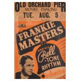 Frankie Masters Old Orchard Pier Poster 1941