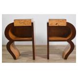 Pair of Art Deco Nightstands