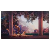 After Maxfield Parrish Print on Canvas Daybreak