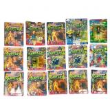 14 Playmates TMNT Carded Figures 1988-1992