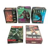 5 Vinyl Figure Model Kits, Halcyon+, 1988-93
