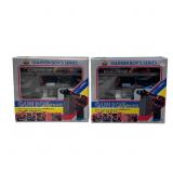 2 Gakken Gun Box Pencil Cases, Japan, 1980s