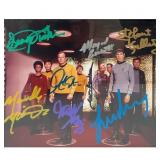 Original Star Trek Cast Signed Photo