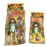 2 Bullmark Rockbat Sofubi Figures, C. 1975