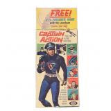 Ideal Captain Action Figure w/ Pack Box 1966