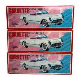 3 Japanese 1953 Chevy Corvette Conv. Models