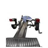 Folding Single Motorcycle Trailer, Steel