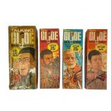 4 Vintage G.I. Joe Adventure Team Figures