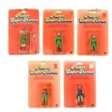 5 Mego Pocket Super Heroes 1979