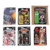 6 Kenner & Hasbro SW Figures, 1984-2020