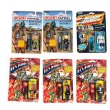 6 Remco Military Action Figure Coll. 1990