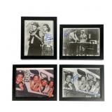 4 Honeymooners Cast Signed Photos