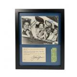 Jackie Gleason Show Ticket & Autograph Lot
